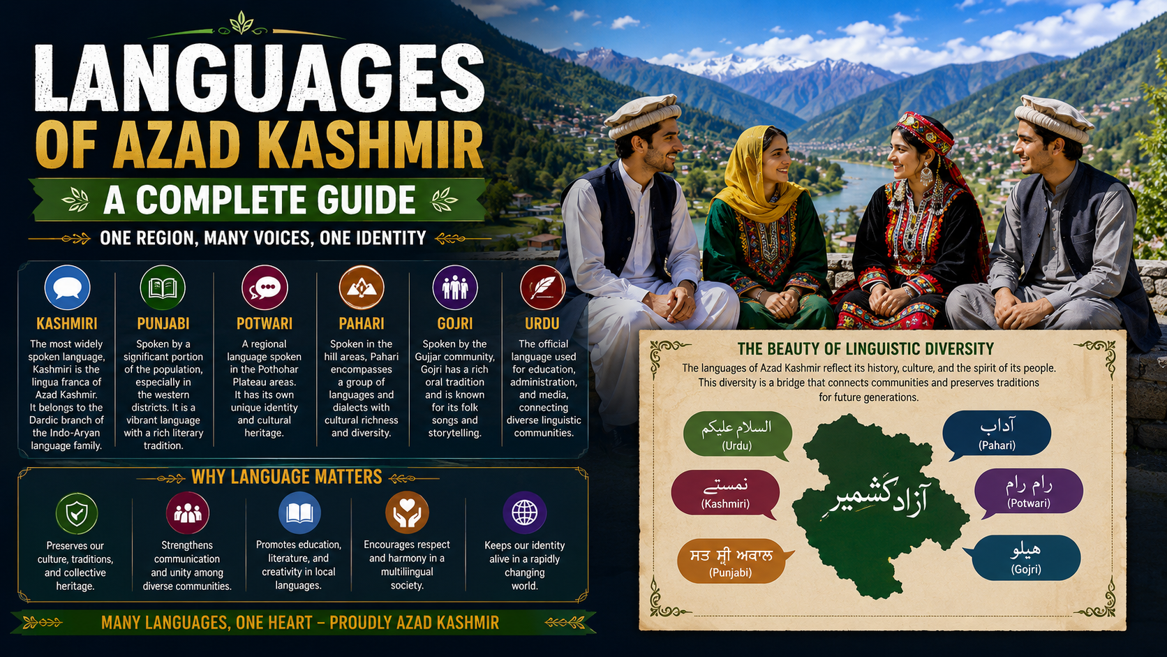 Languages of Azad Kashmir: A Complete Guide
