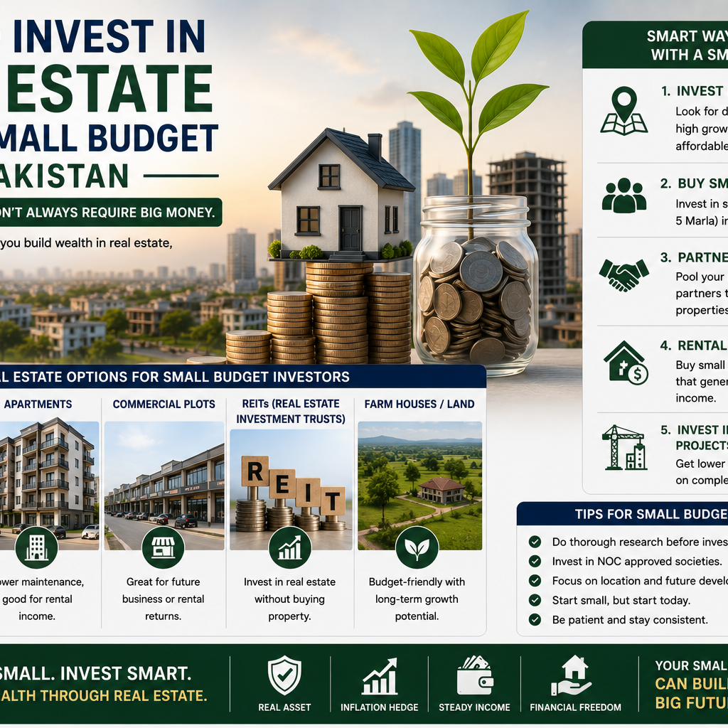 How to Invest in Real Estate with a Small Budget in Pakistan