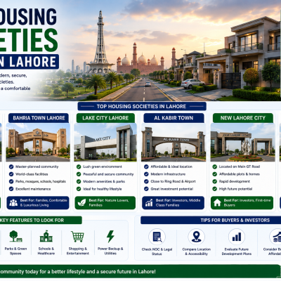 Best Housing Societies to Live In Lahore