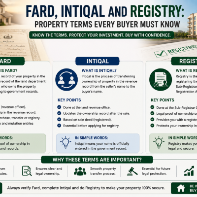 Fard, Intiqal and Registry: Property Terms Every Buyer Must Know