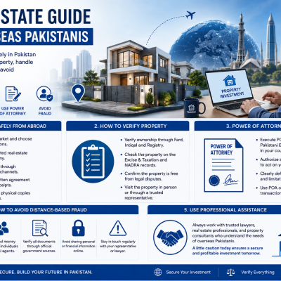 A Real Estate Guide for Overseas Pakistanis: How to Invest Safely from Abroad