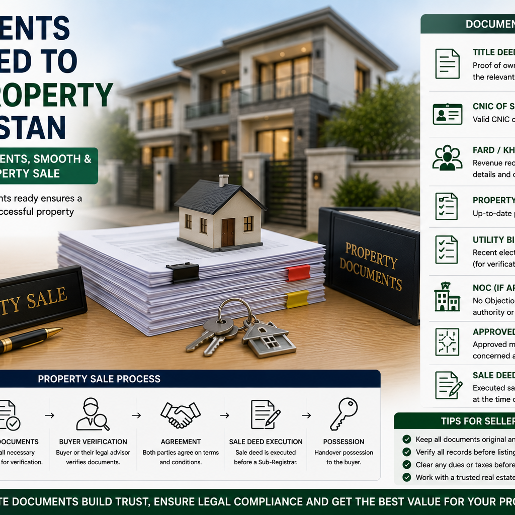 Documents Required to Sell Property in Pakistan