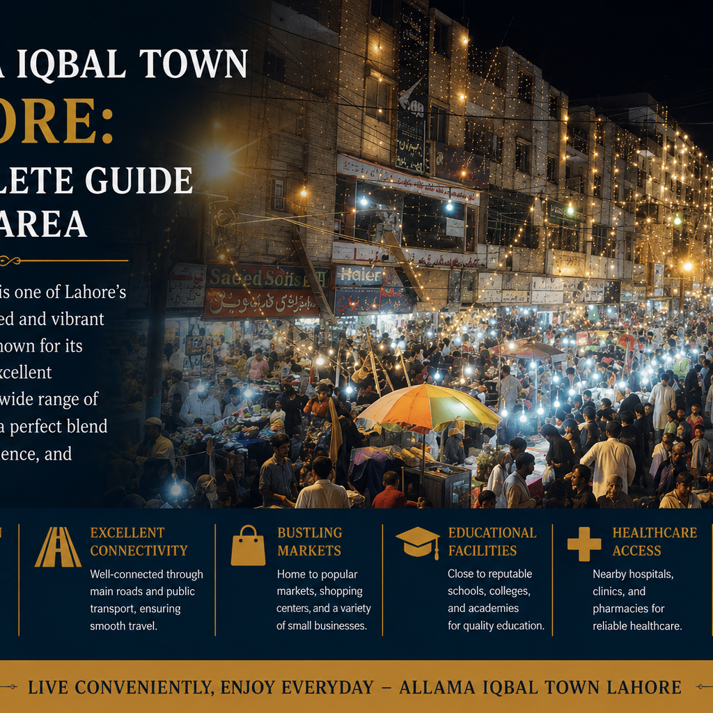 Allama Iqbal Town Lahore: A Complete Guide to the Area