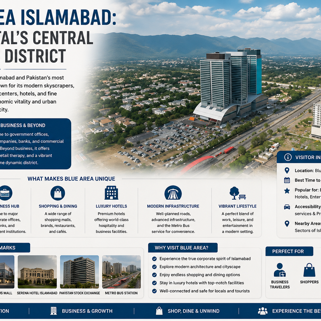 Blue Area Islamabad: The Capital's Central Business District
