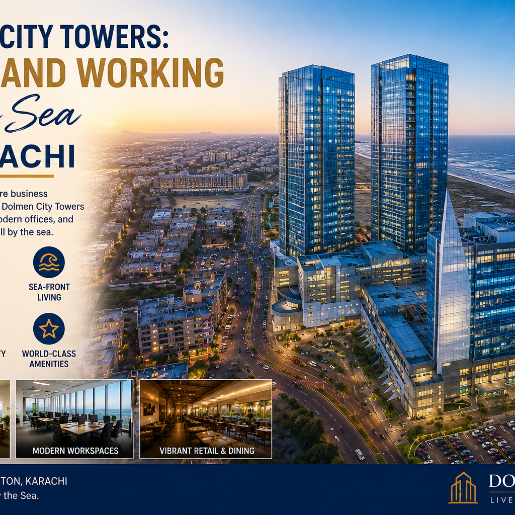 Dolmen City Towers: Living and Working by the Sea in Karachi