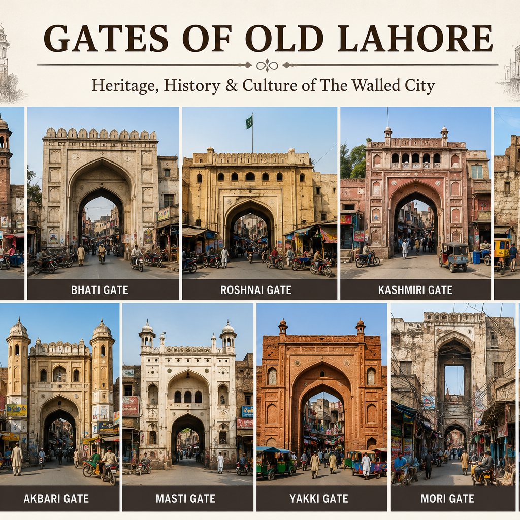 Gates of Old Lahore - A Journey Through the Historic Walled City