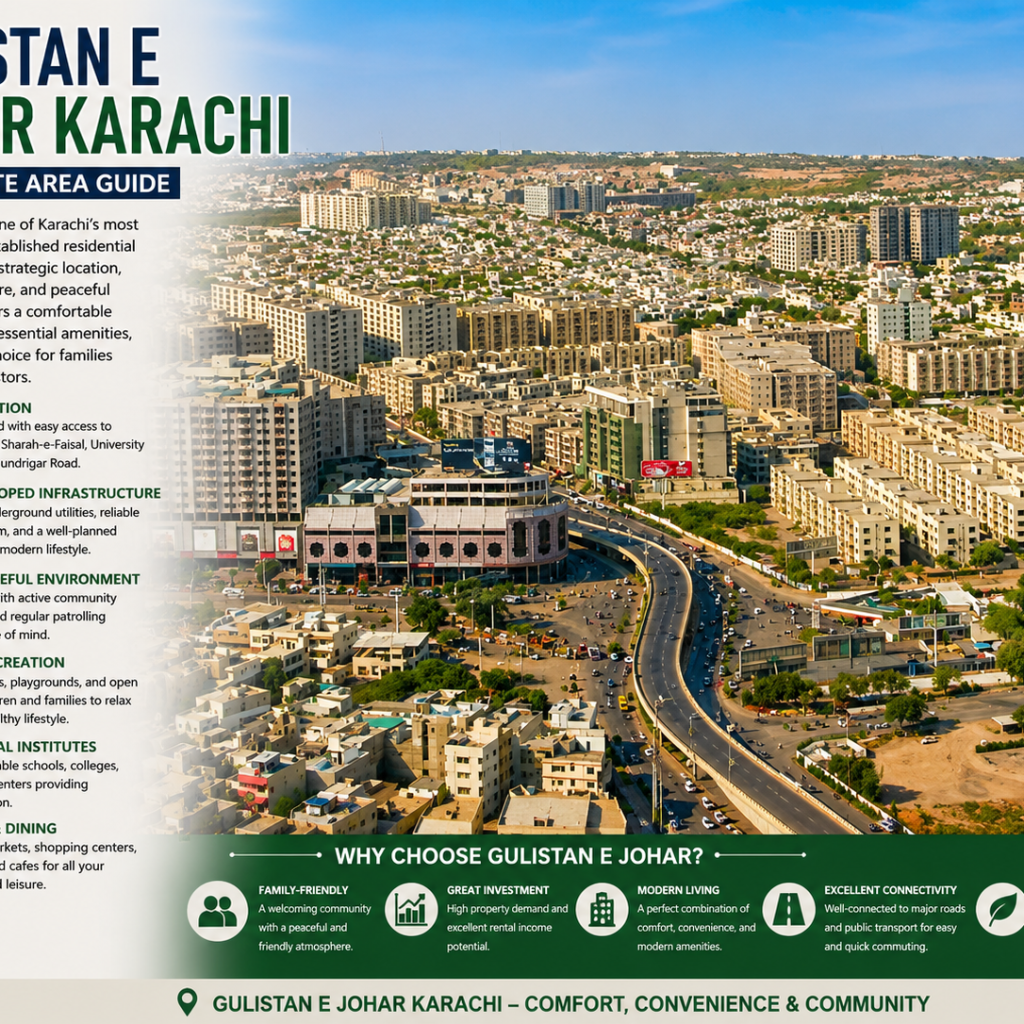 Gulistan-e-Johar Karachi: A Complete Area Guide