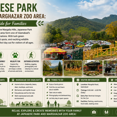 Japanese Park and the Marghazar Zoo Area: A Guide for Families