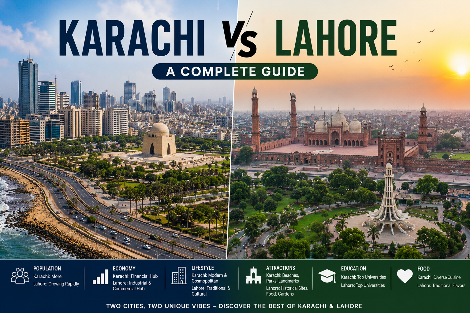 Karachi vs Lahore: A Complete Guide