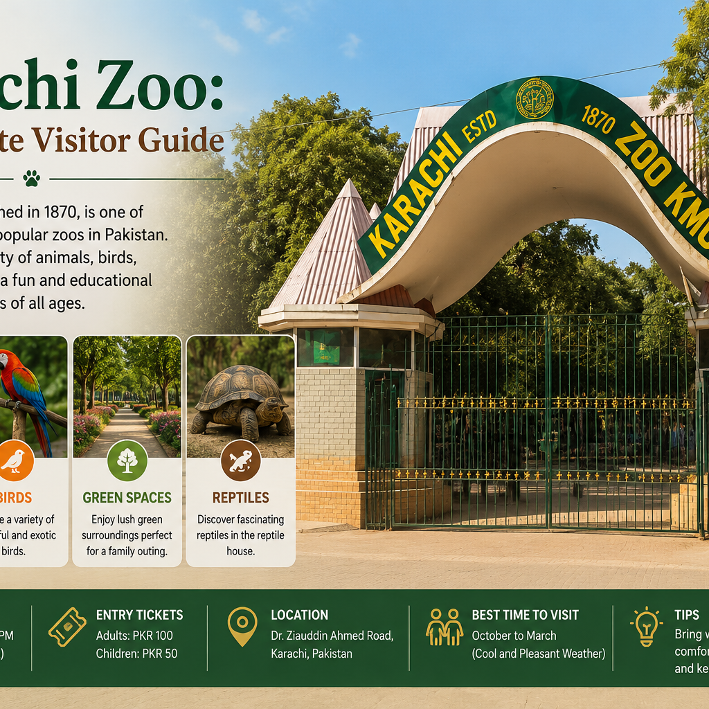 Karachi Zoo: Animals, Timings and Visitor Guide