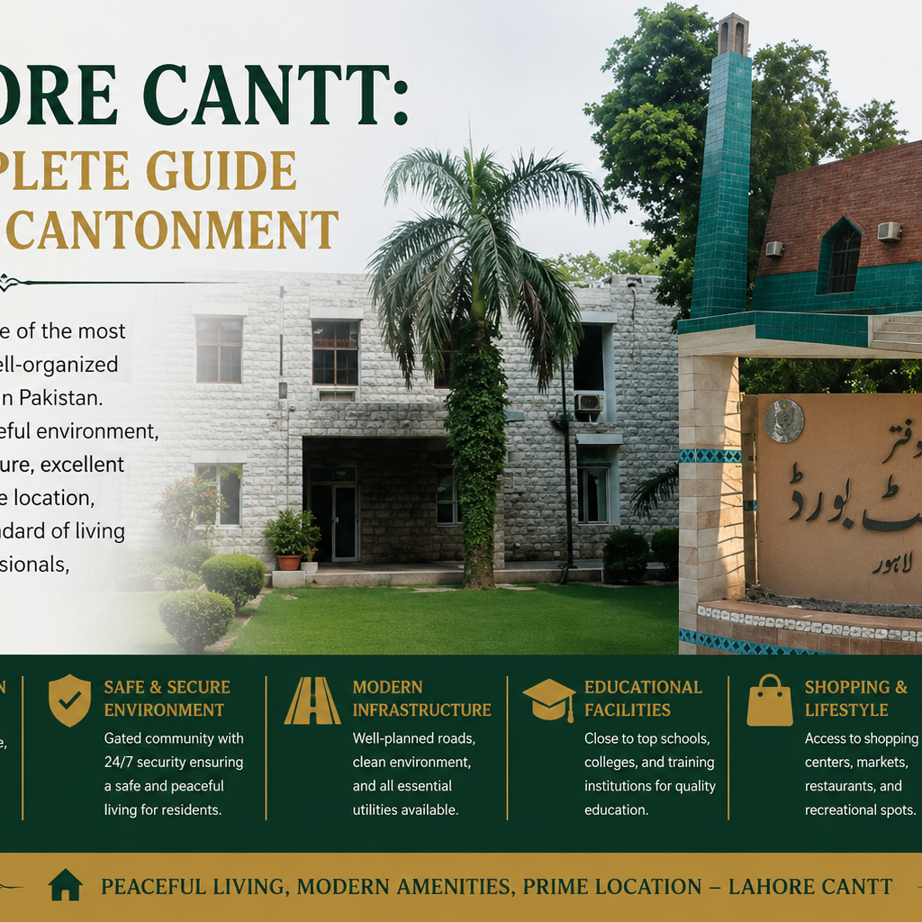 Lahore Cantt: A Complete Guide to the Cantonment