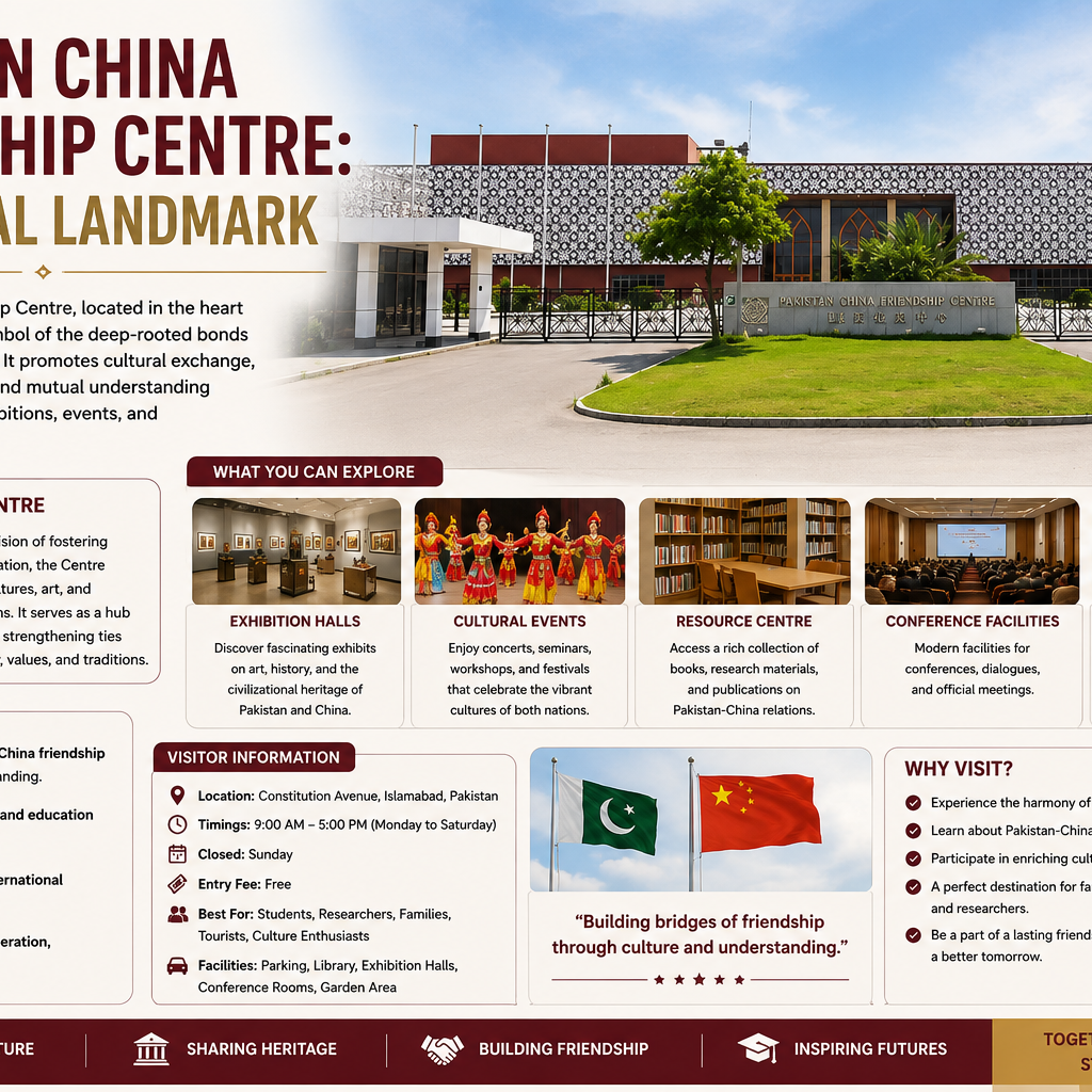 Pakistan China Friendship Centre: A Cultural Landmark