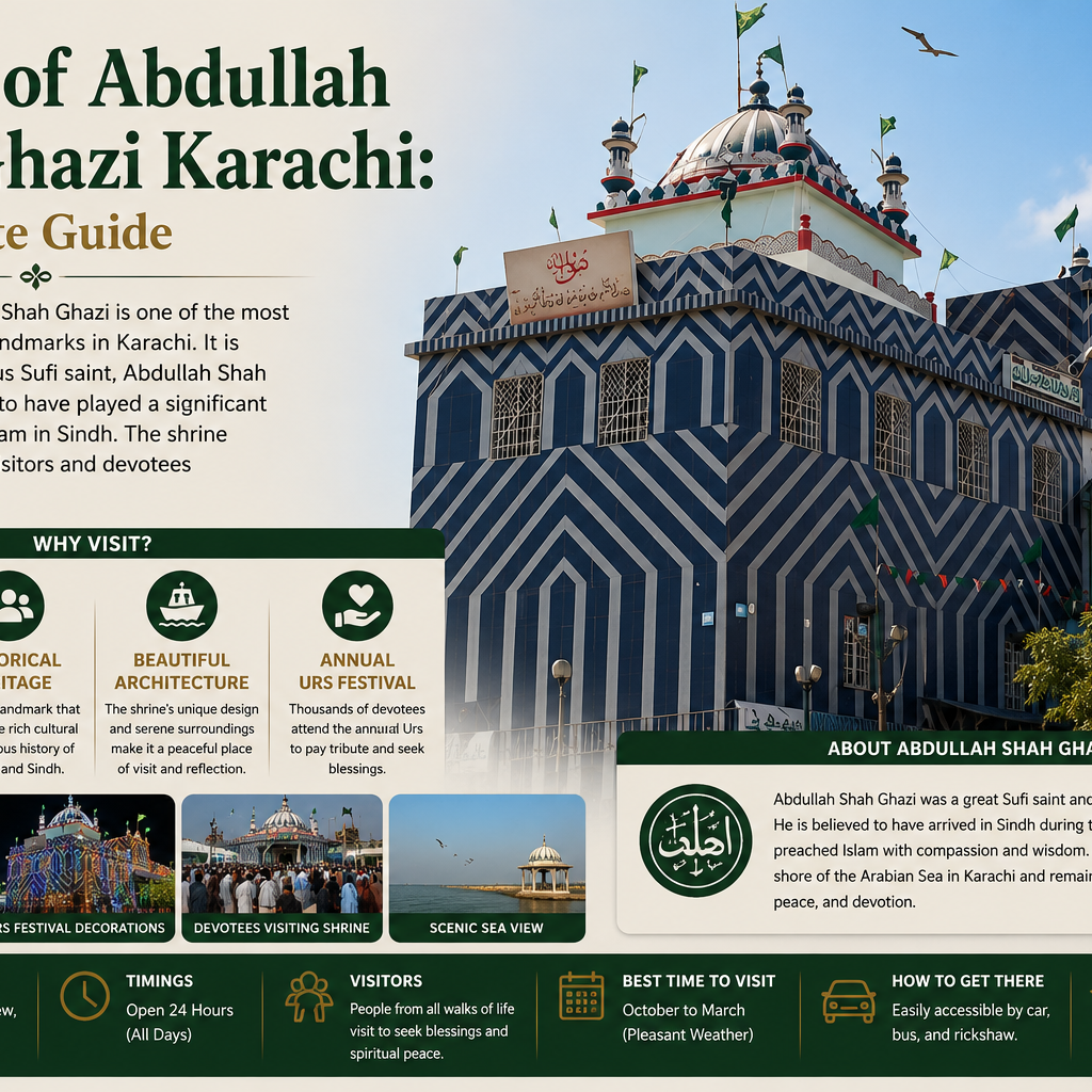 Shrine of Abdullah Shah Ghazi Karachi: A Complete Guide