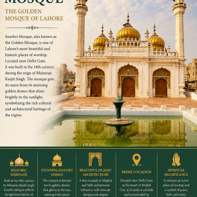 Sunehri Mosque: The Golden Mosque of Lahore