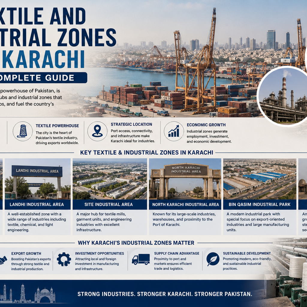 Textile and Industrial Zones of Karachi: A Complete Guide