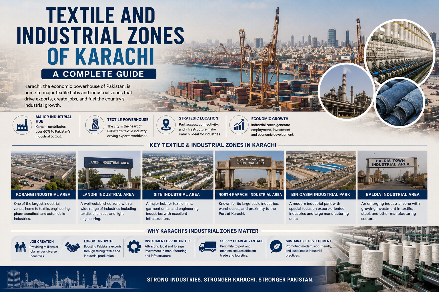 Textile and Industrial Zones of Karachi: A Complete Guide