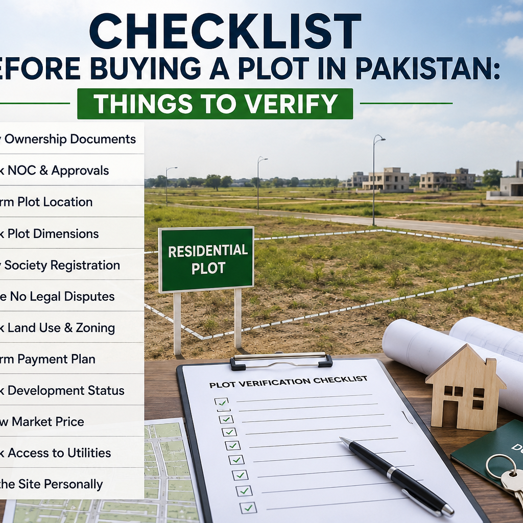 Checklist Before Buying a Plot in Pakistan: Things to Verify